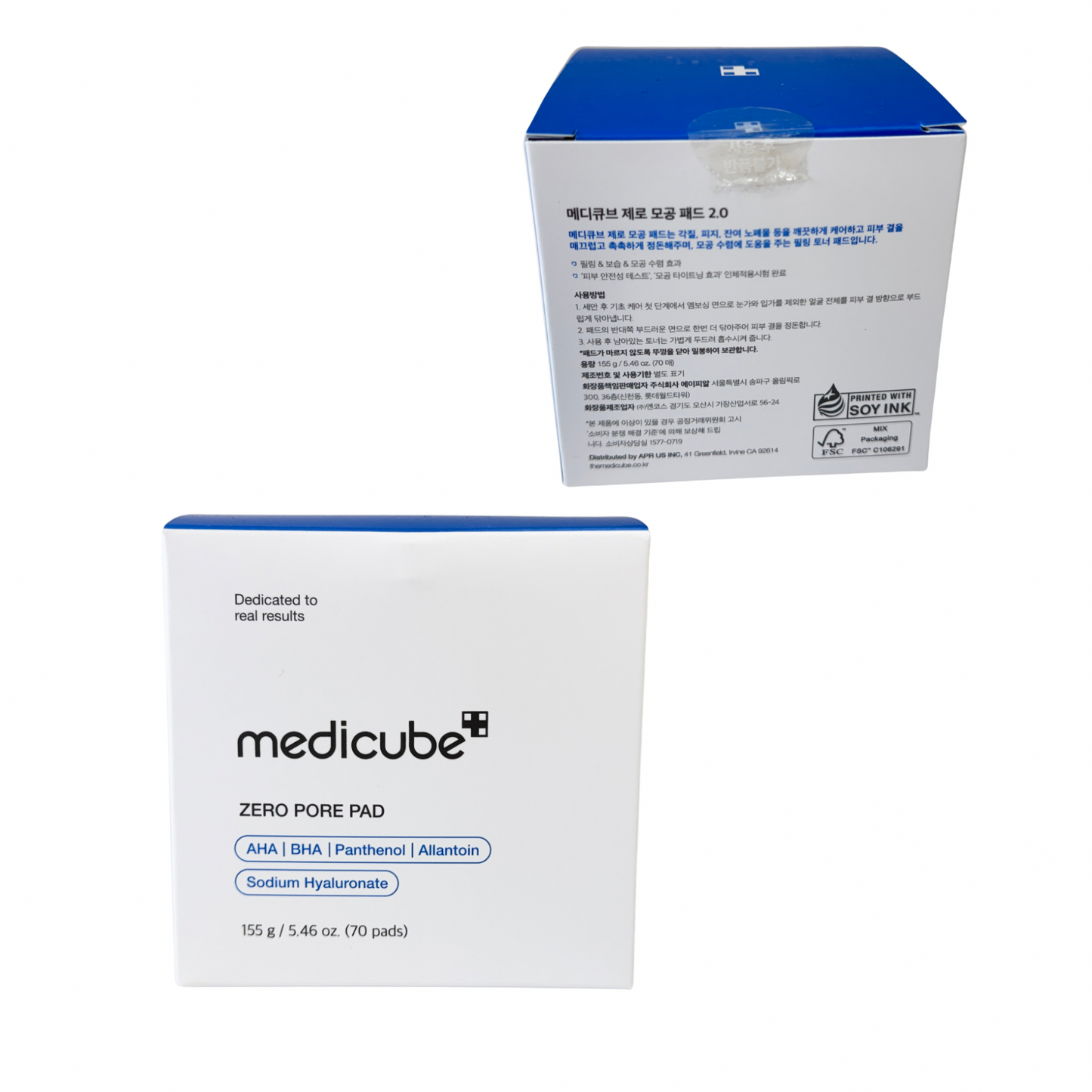 (Damaged sticker) [MEDICUBE] ZERO PORE PAD 2.0 (70 PADS)