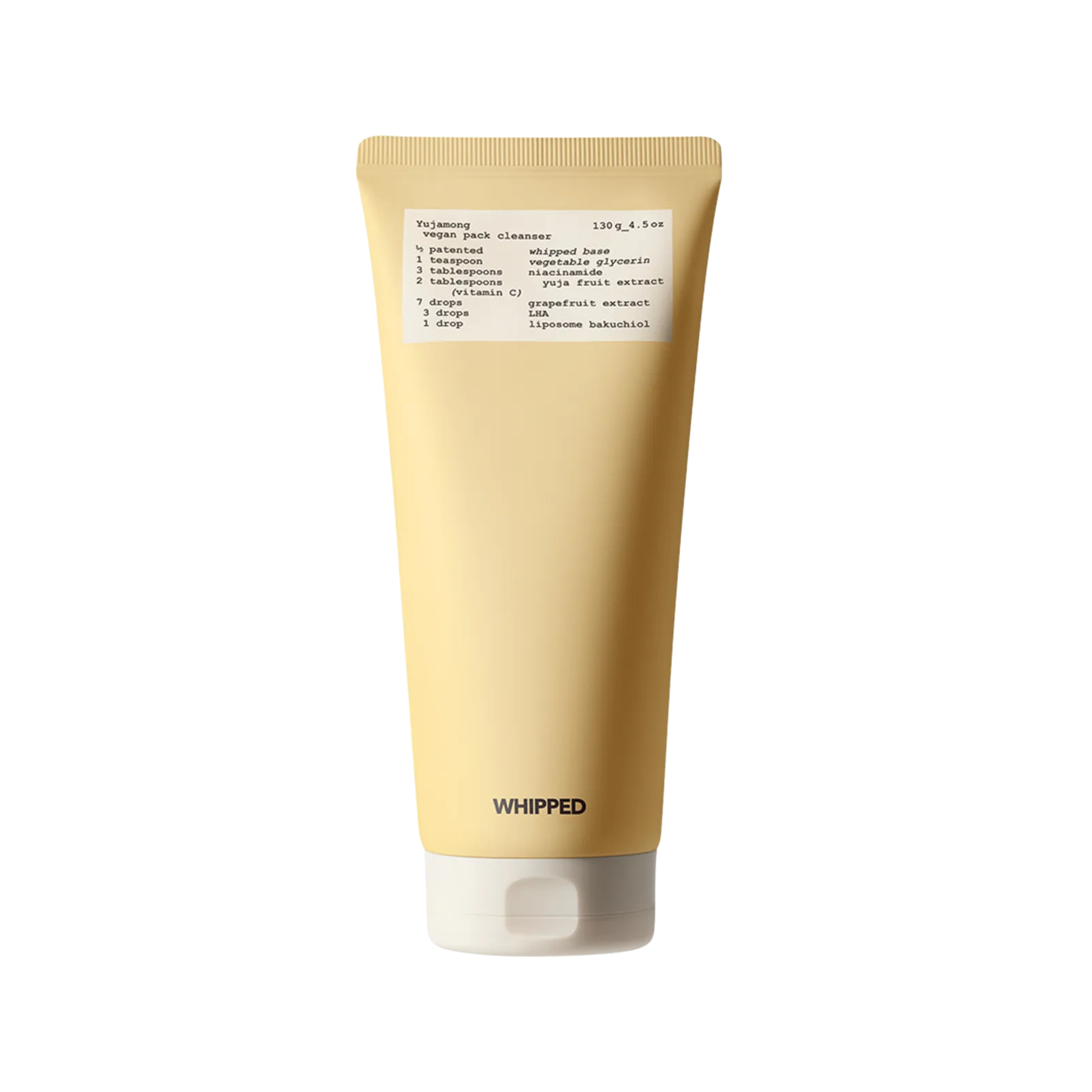 WHIPPED - Yujamong Vegan Pack Cleanser (130g)