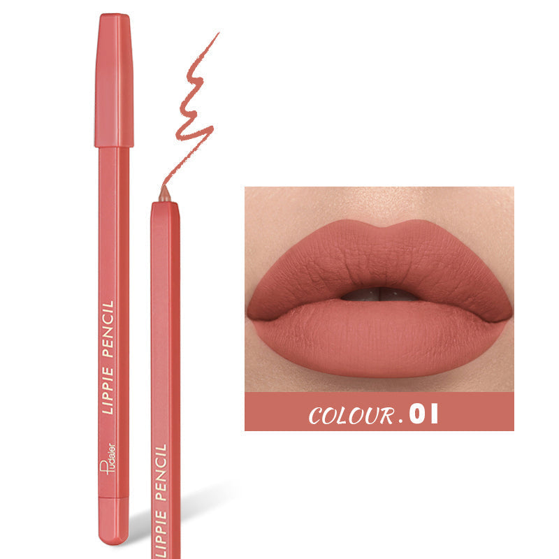 [PUDAIER] MATTE LIPPIE PENCIL (12 colours)