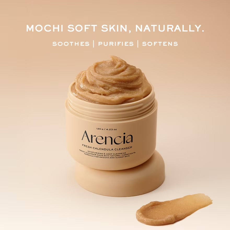 [ARENCIA] CALENDULA RICE MOCHI CLEANSER (120G)