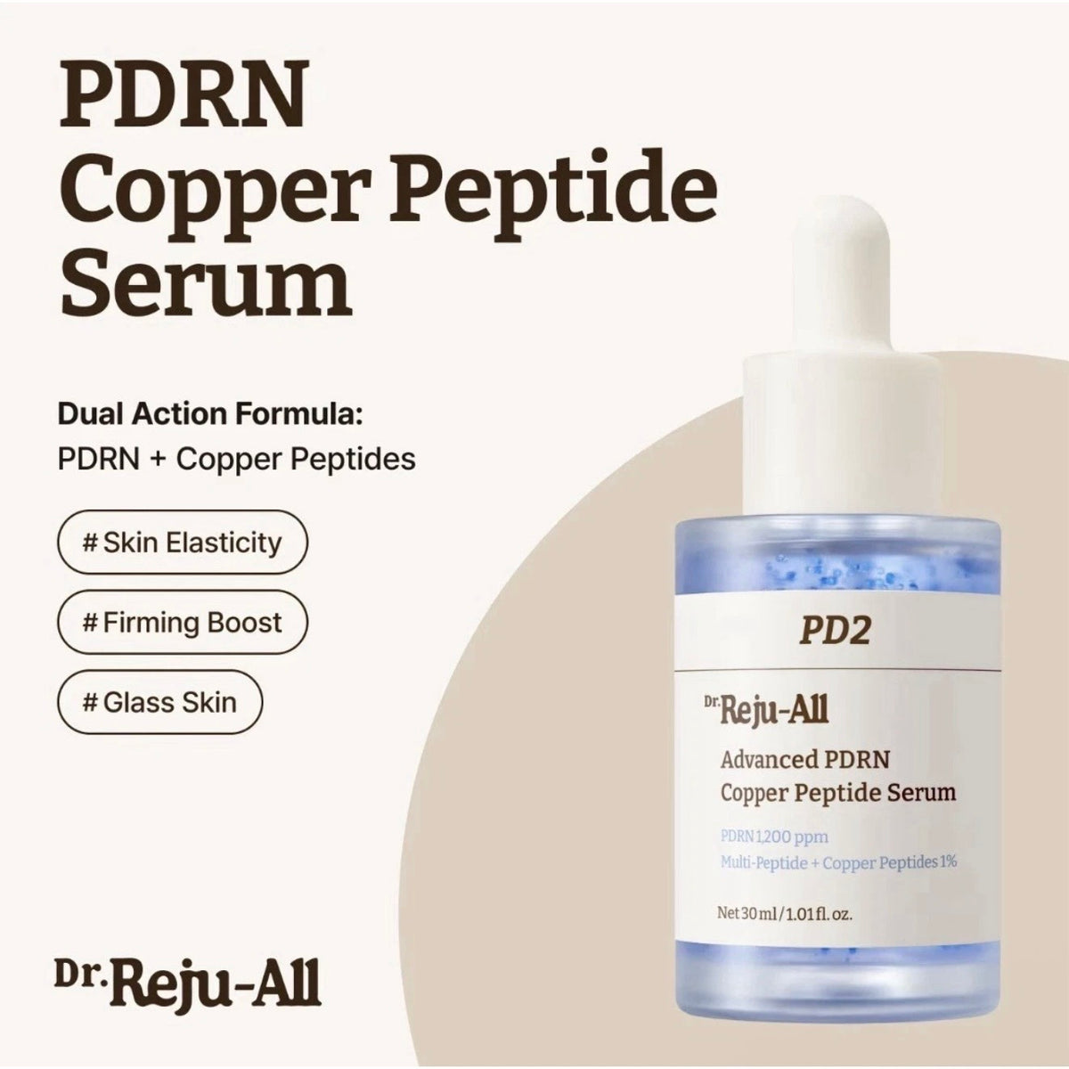 Dr. Reju-All - Advanced PDRN Copper Peptide Serum (30ml)
