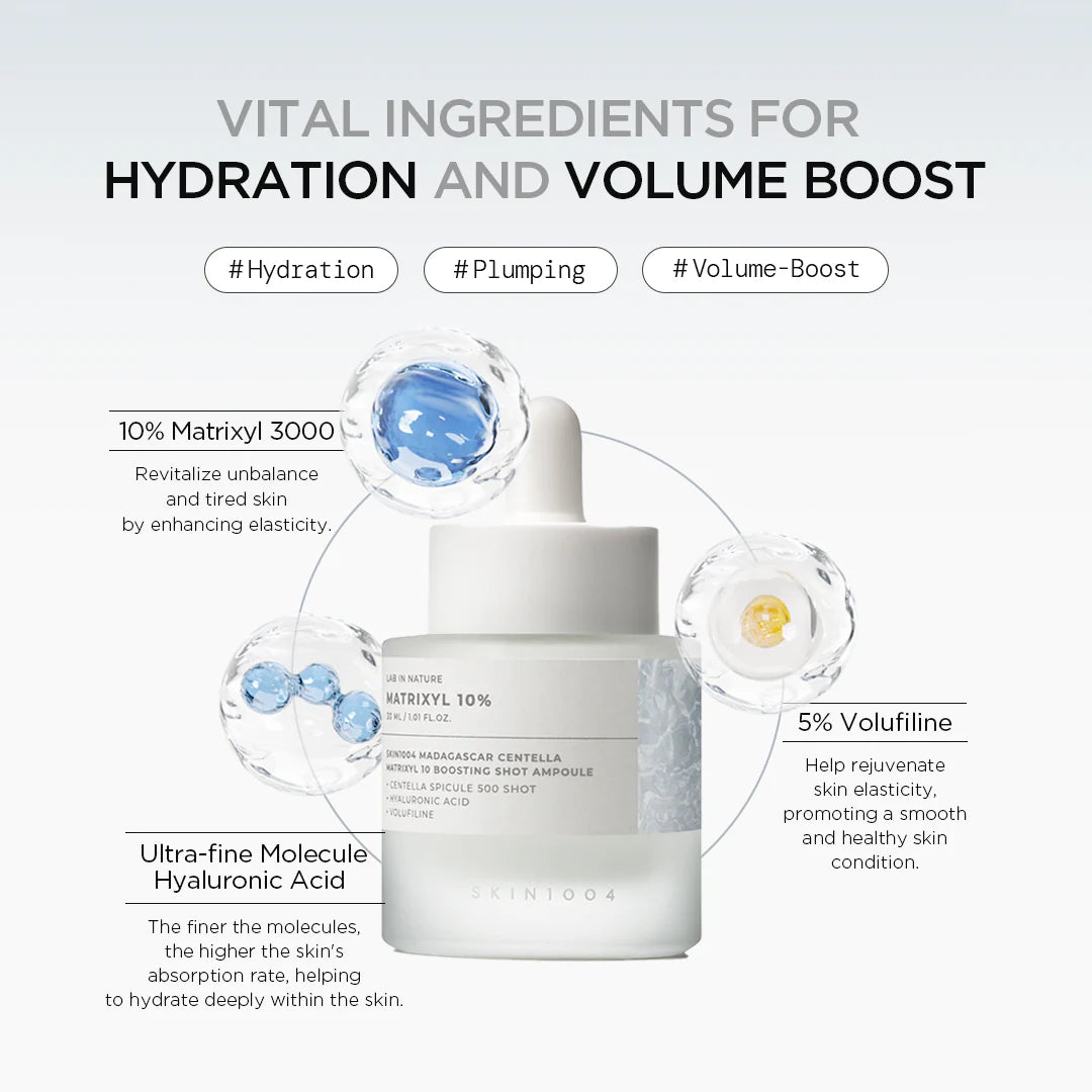 [SKIN1004] MADAGASCAR CENTELLA MATRIXYL 10 BOOSTING SHOT AMPOULE (30ml)