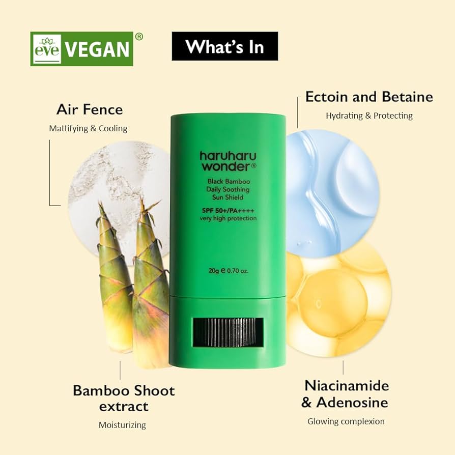 [HARUHARU WONDER] BLACK BAMBOO DAILY SOOTHING SUN SHIELD