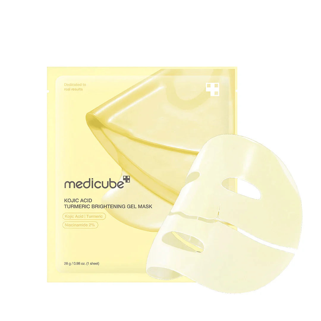 [MEDICUBE] KOJIC ACID TURMERIC BRIGHTENING GEL MASK (1pc)