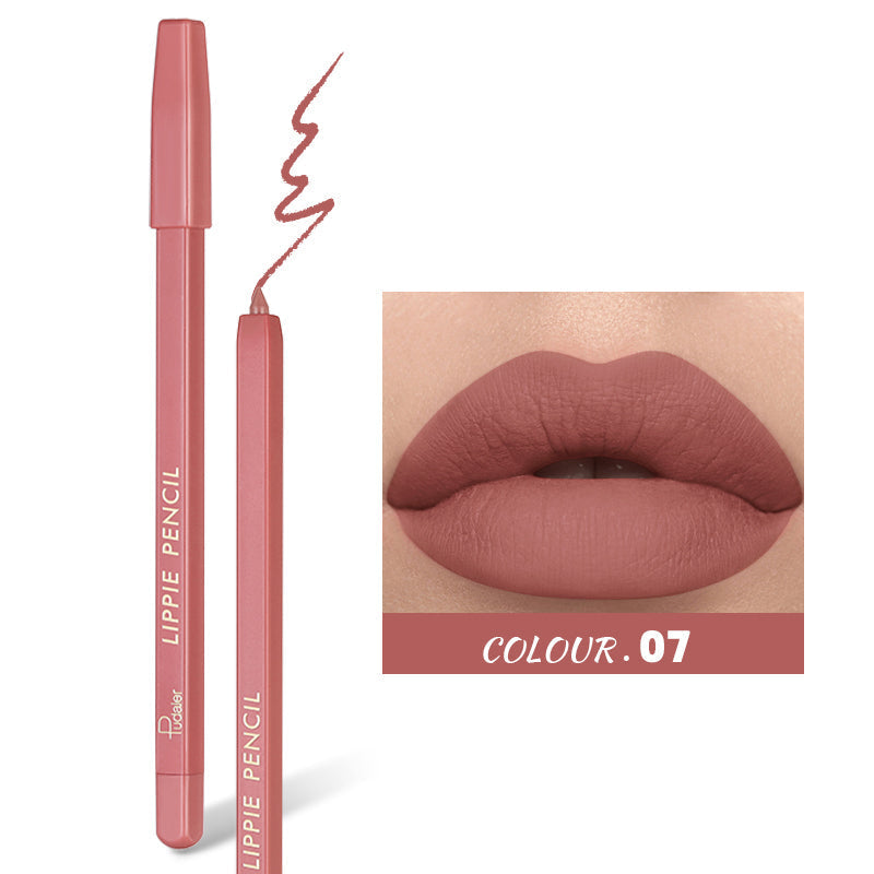 [PUDAIER] MATTE LIPPIE PENCIL (12 colours)