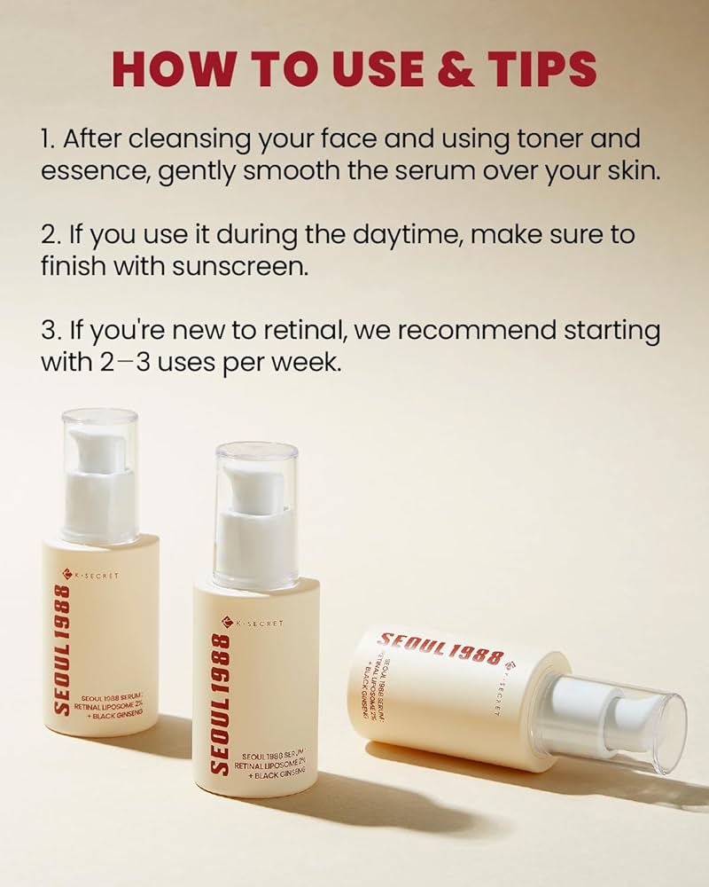 [KSECRET] SEOUL 1988 SERUM - RETINAL LIPOSOME 2% BLACK GINSENG (30ml)