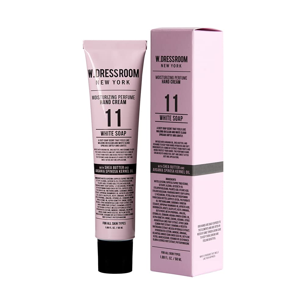 W.DRESSROOM - White Soap Moisturizing Perfume Hand Cream (74g)