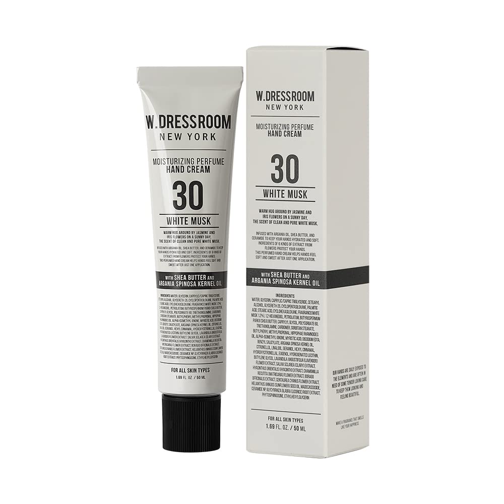 W.DRESSROOM - White Musk Moisturizing Perfume Hand Cream (74g)