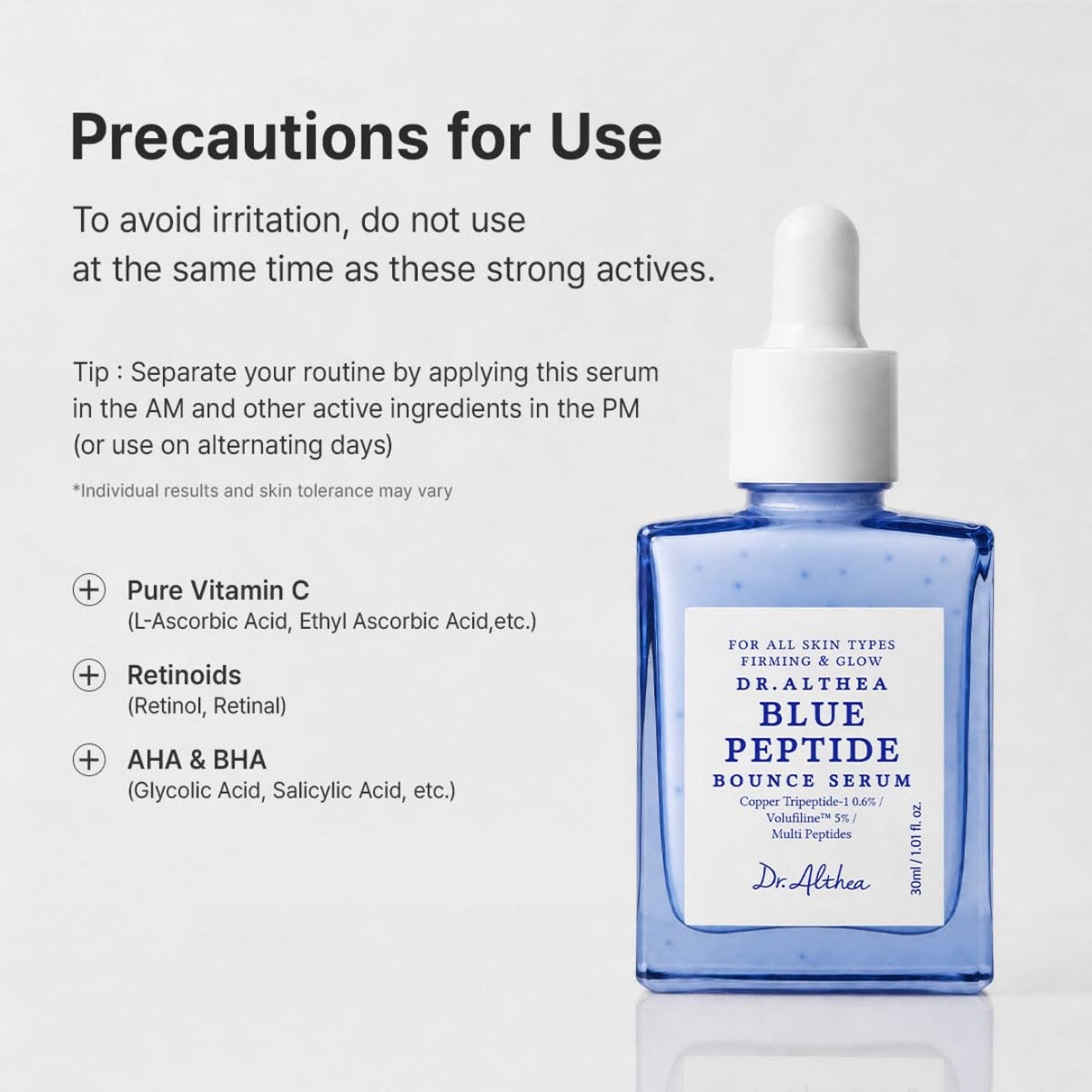 Dr. Althea - Blue Peptide Bounce Serum (30ml)