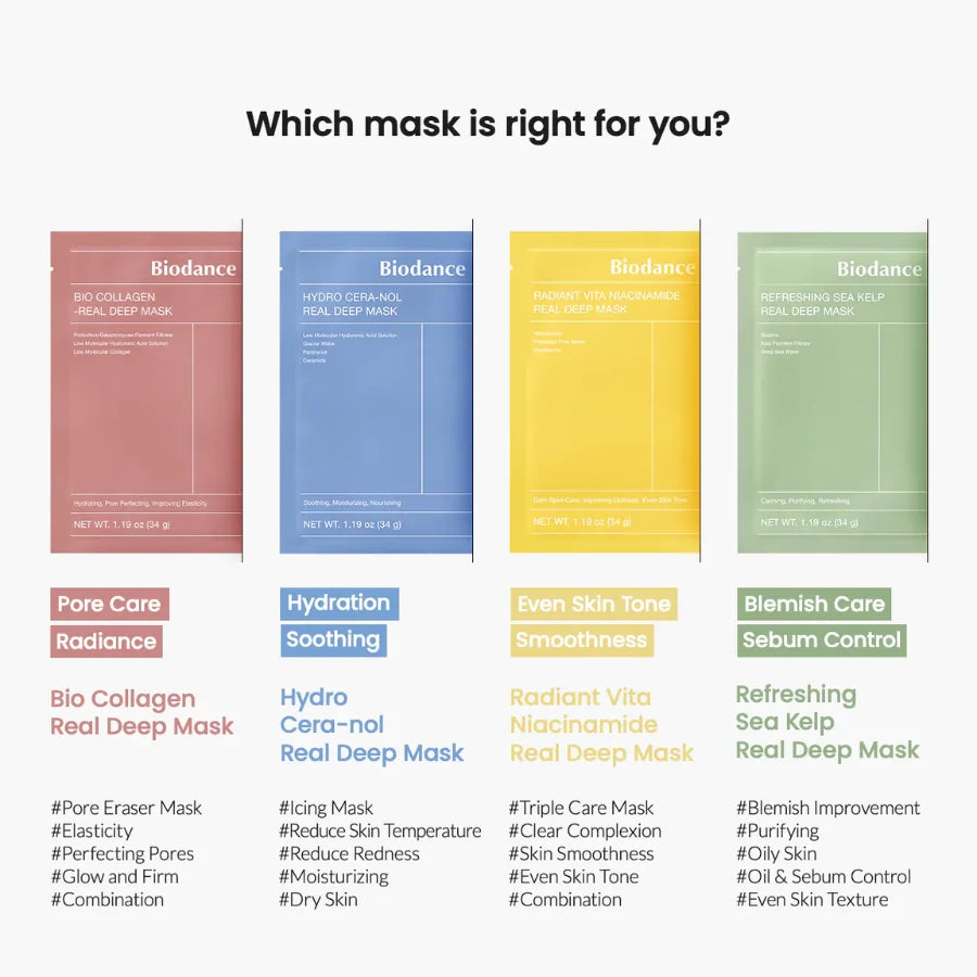 [BIODANCE] REFRESHING SEA KELP REAL DEEP MASK (1pc)