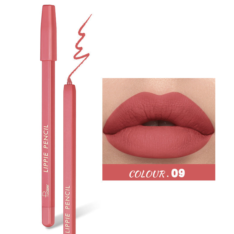 [PUDAIER] MATTE LIPPIE PENCIL (12 colours)