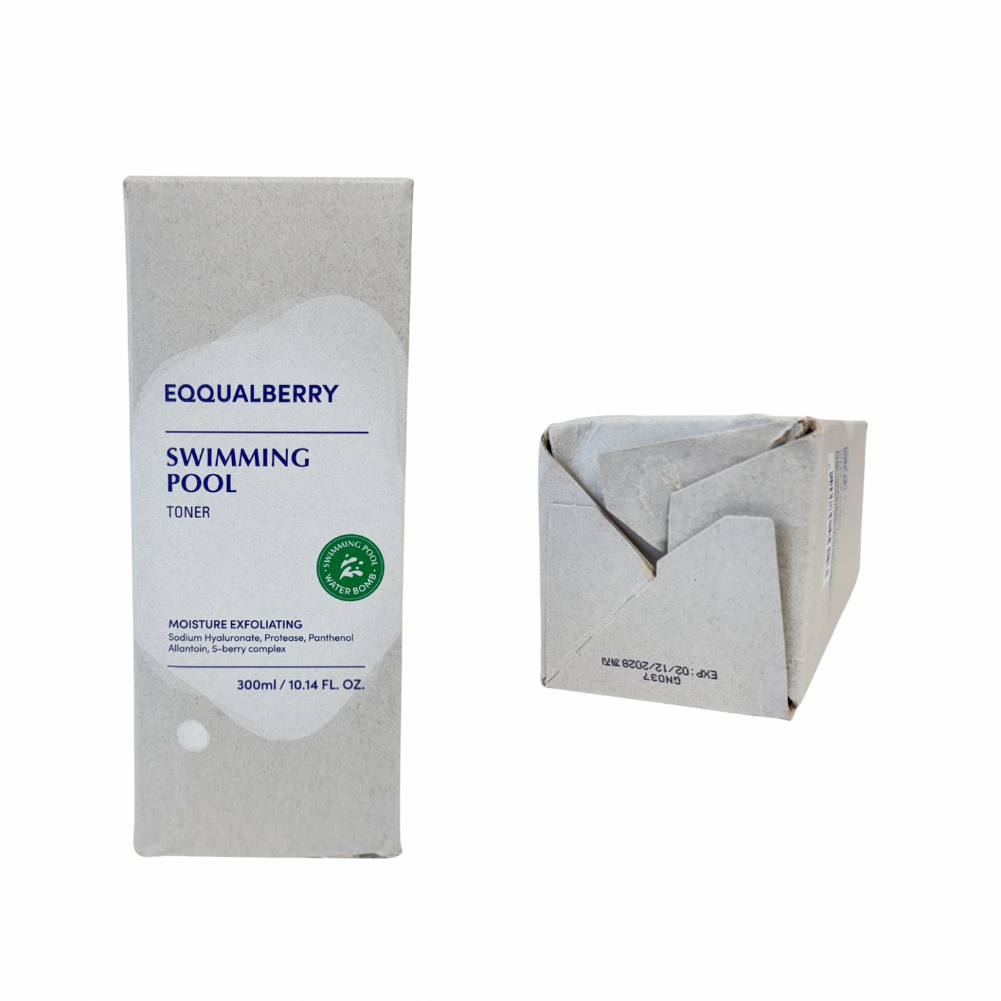 (Damaged box) [EQQUALBERRY] SWIMMING POOL DAILY FACIAL TONER (300ml)