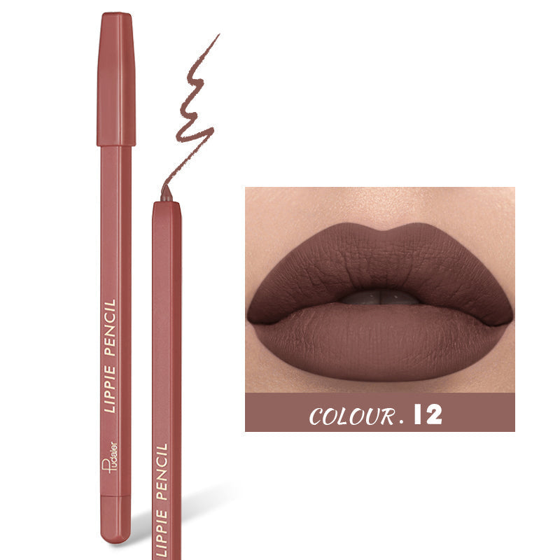[PUDAIER] MATTE LIPPIE PENCIL (12 colours)