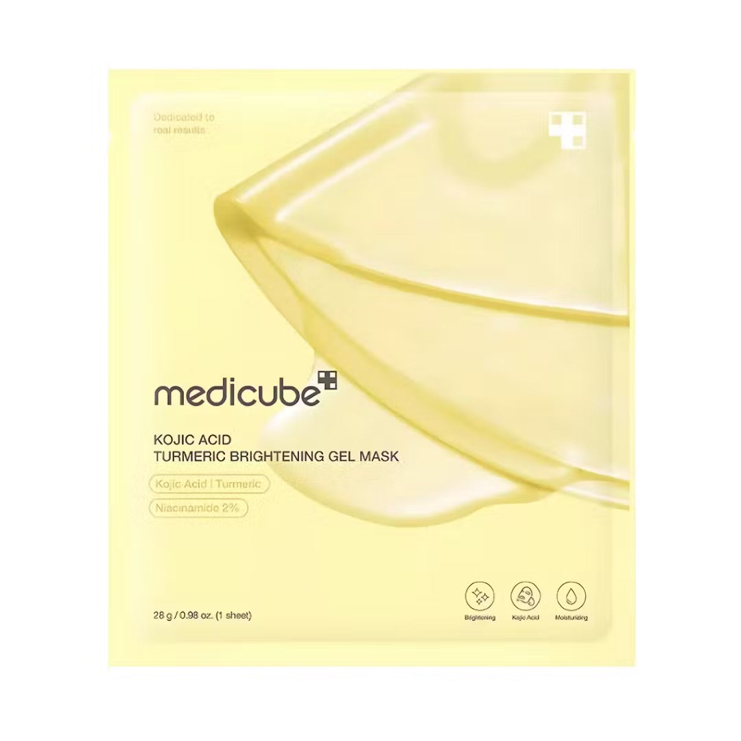 [MEDICUBE] KOJIC ACID TURMERIC BRIGHTENING GEL MASK (1pc)