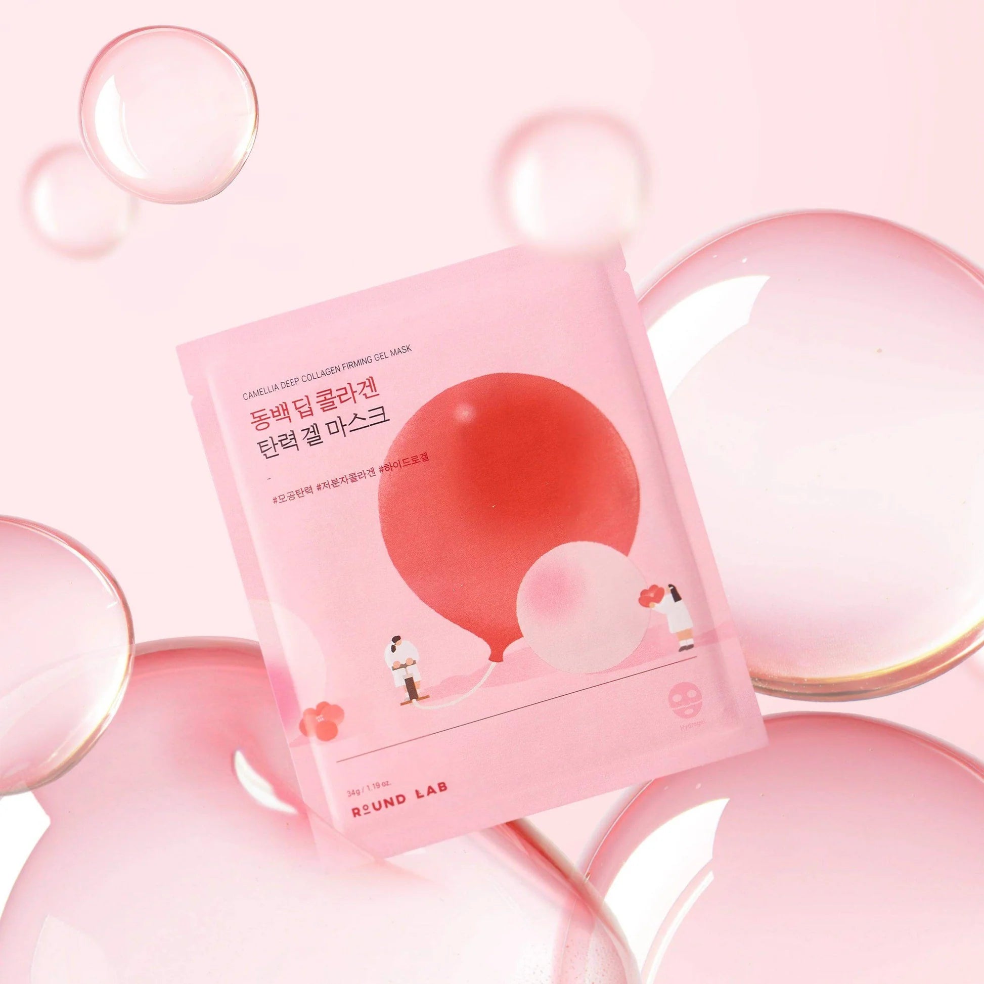 [ROUND LAB] CAMELLIA DEEP COLLAGEN FIRMING GEL MASK (1ea)
