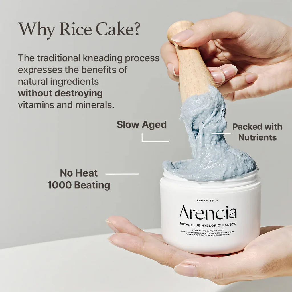 [ARENCIA] FRESH BLUE HYSSOP RICE MOCHI CLEANSER (120g)