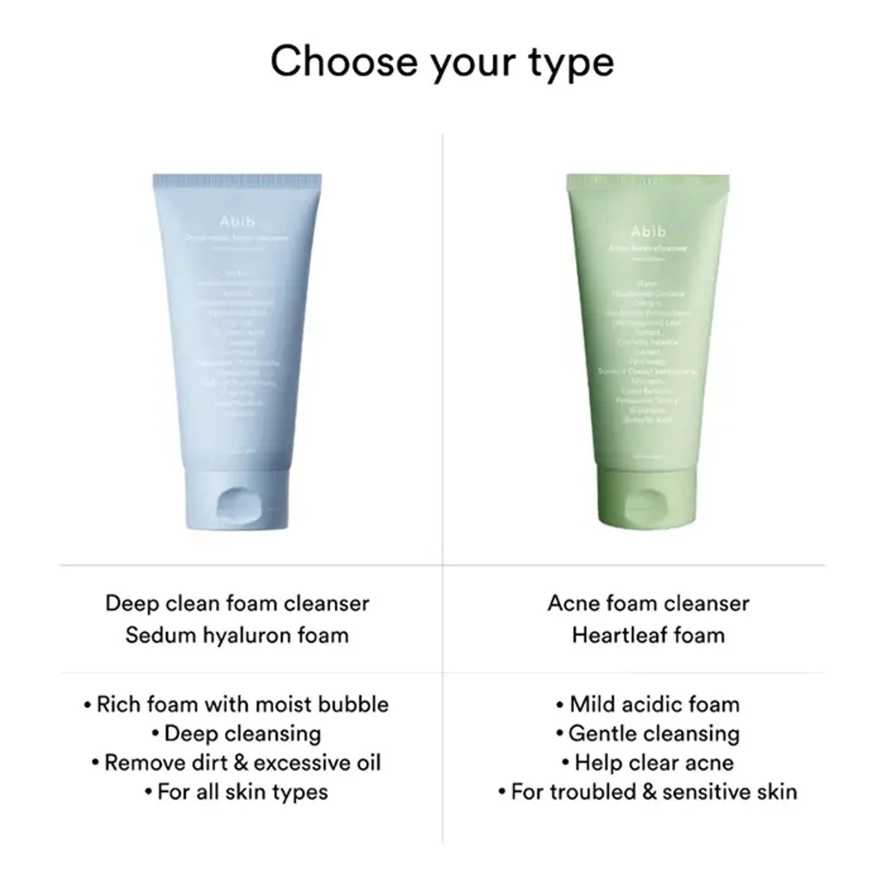 Abib - Deep Clean Foam Cleanser Sedum Hyaluron Foam (150ml)