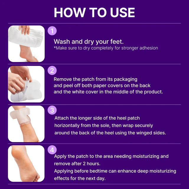 Baren - Shea Butter Sleeping Heel Patch (2ea)
