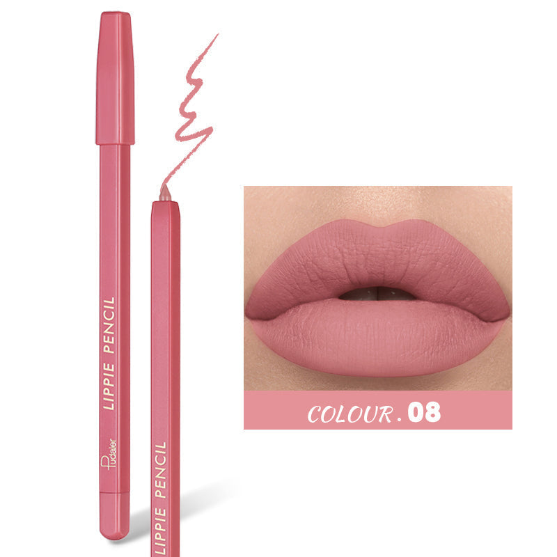 [PUDAIER] MATTE LIPPIE PENCIL (12 colours)