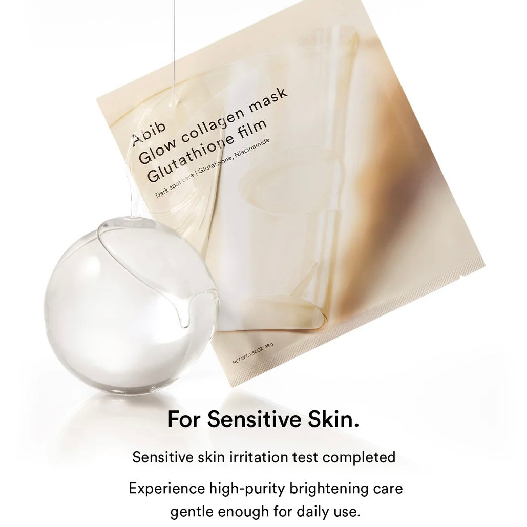 [ABIB] GLOW COLLAGEN MASK GLUTATHIONE FILM (1ea)