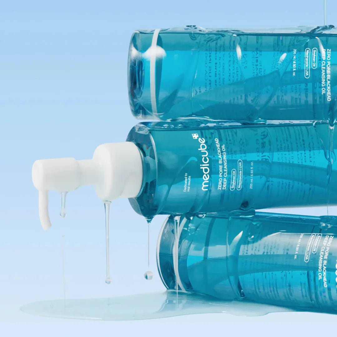 [MEDICUBE] ZERO PORE BLACKHEAD DEEP CLEANSING OIL (205ml)