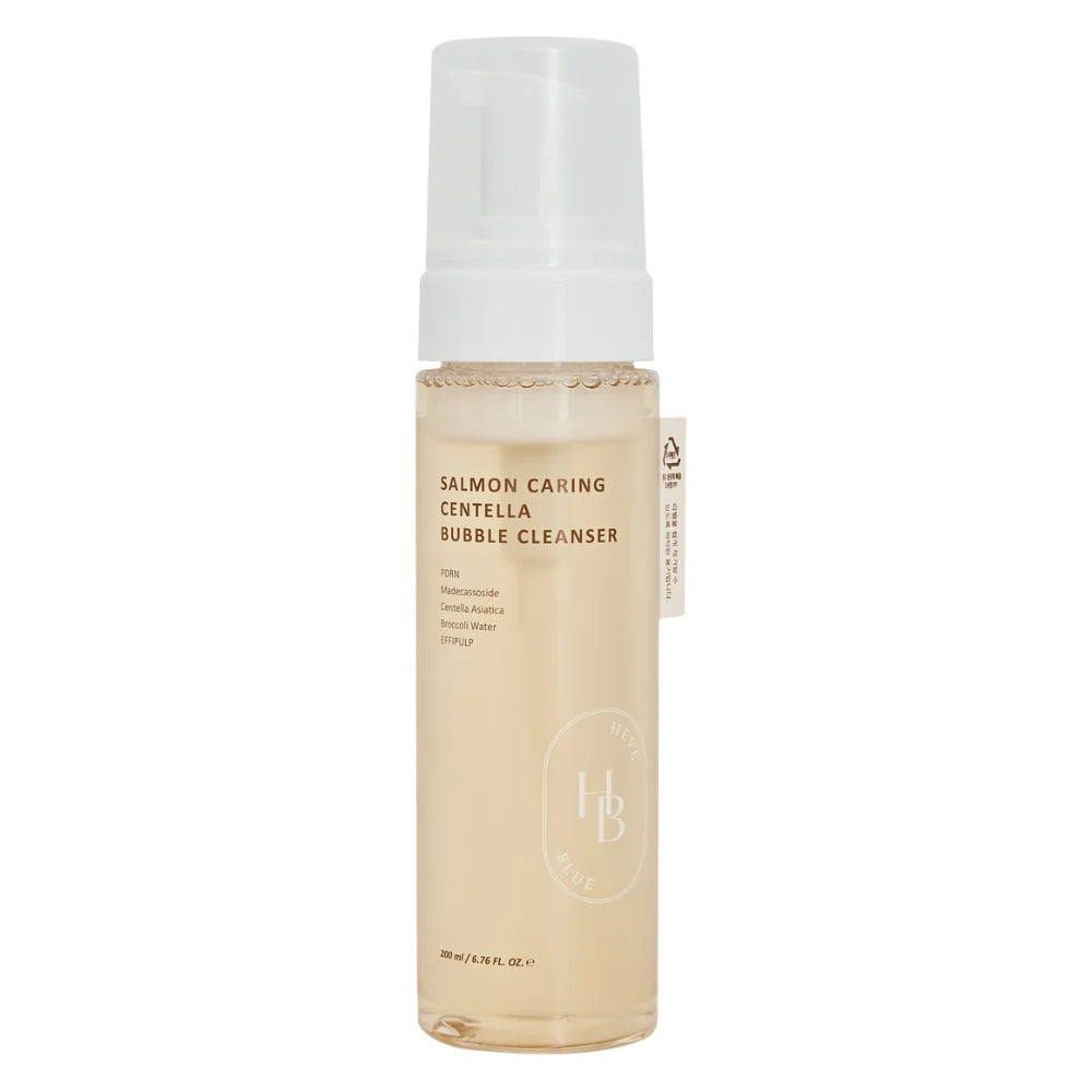 HEVEBLUE - Salmon Caring Centella Bubble Cleanser (200ml)