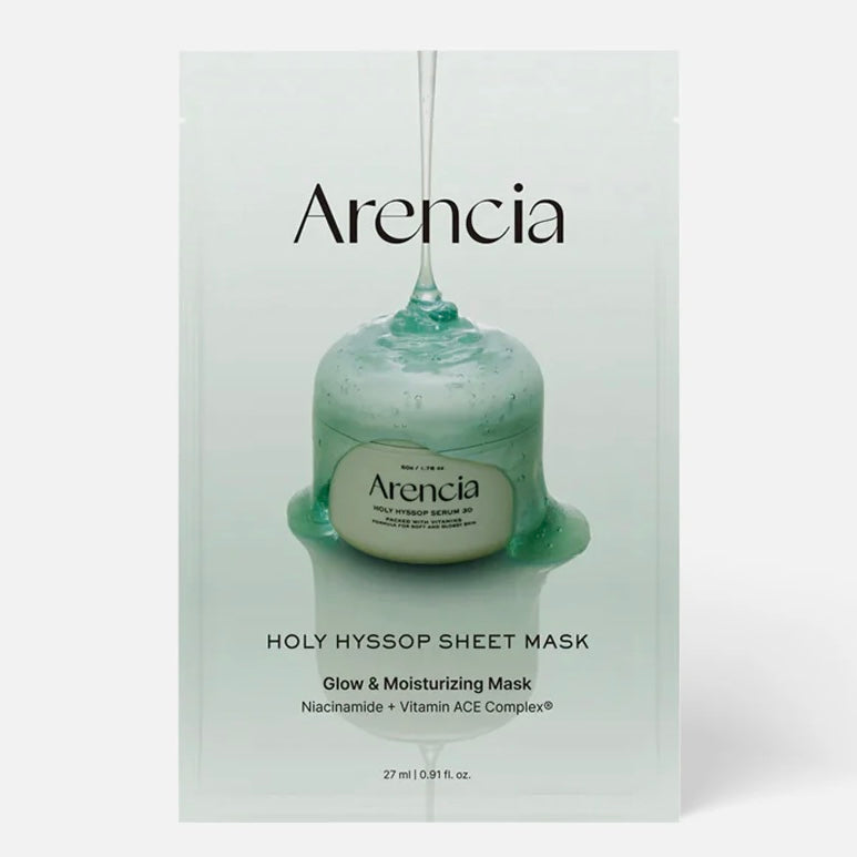 [ARENCIA] HOLY HYSSOP SHEET MASK (1pc)