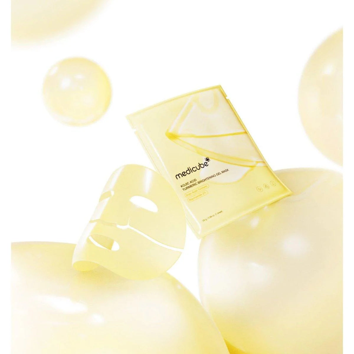 [MEDICUBE] KOJIC ACID TURMERIC BRIGHTENING GEL MASK (1pc)
