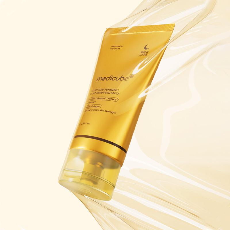 [MEDICUBE] KOJIC ACID TURMERIC NIGHT WRAPPING MASK (75ml)