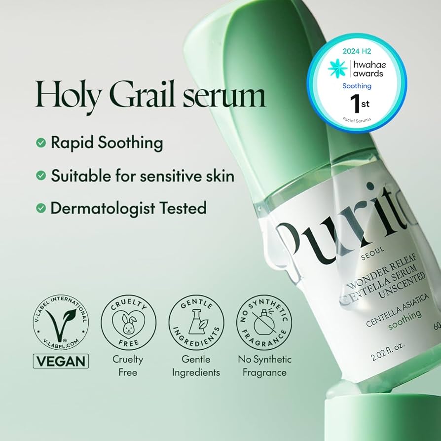 [PURITO SEOUL] WONDER RELEAF CENTELLA SERUM UNSCENTED (60ml)