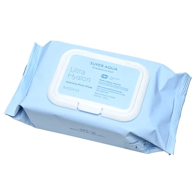 MISSHA - Super Aqua Ultra Hyalron Cleansing Water Wipes (30 wipes)