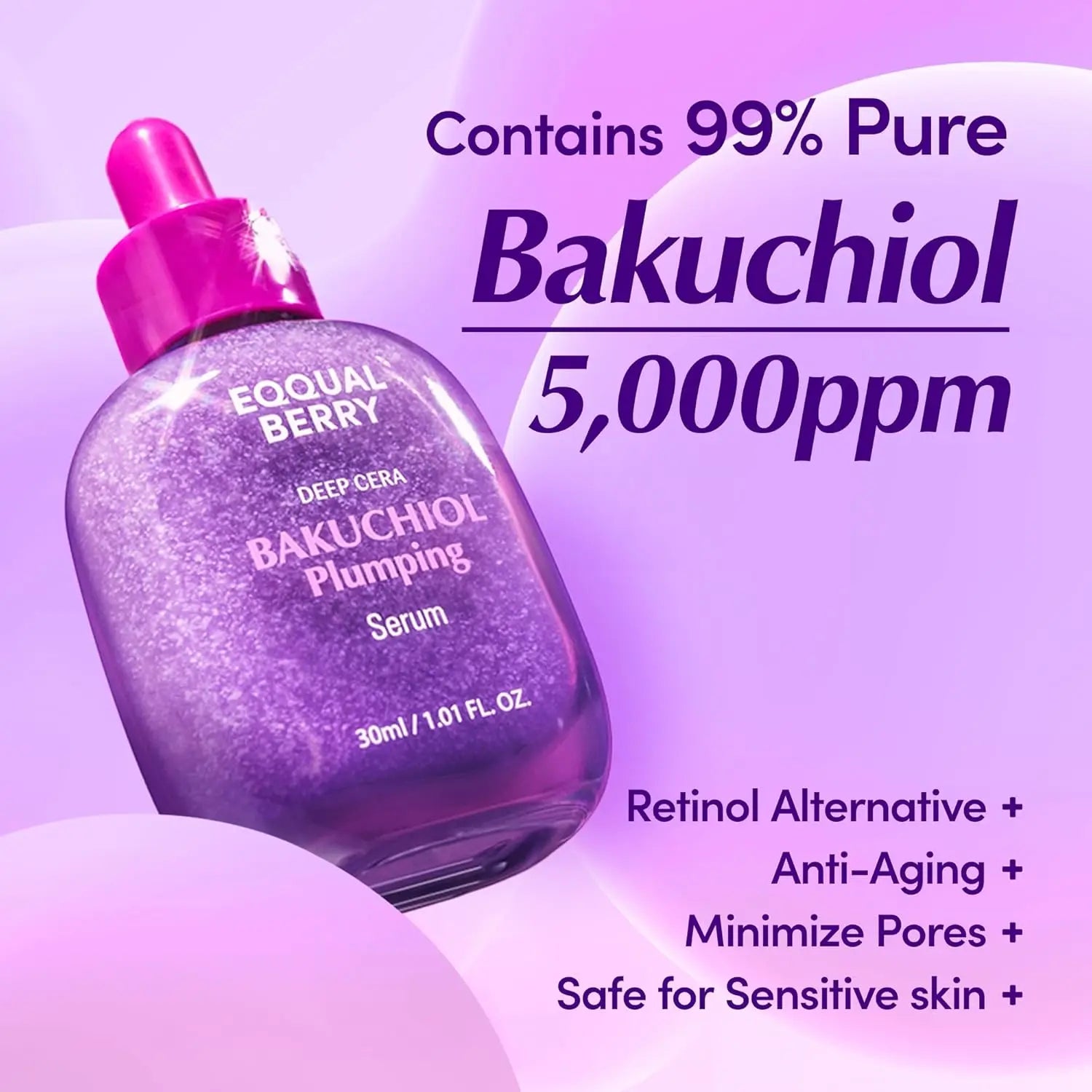 [EQQUALBERRY] BAKUCHIOL PLUMPING SERUM (30ml)
