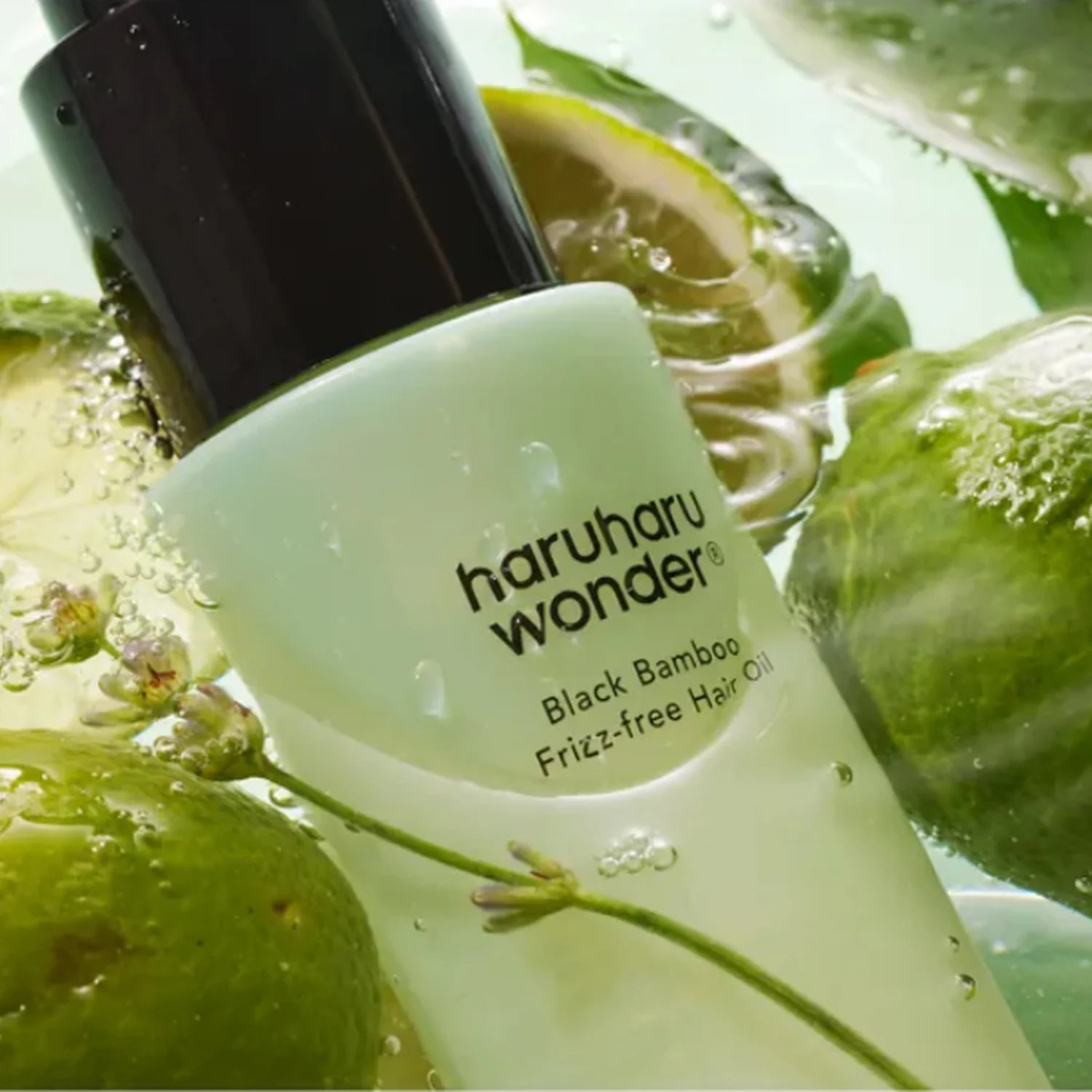 [HARUHARU WONDER] BLACK BAMBOO FRIZZ-FREE HAIR OIL (80ml)