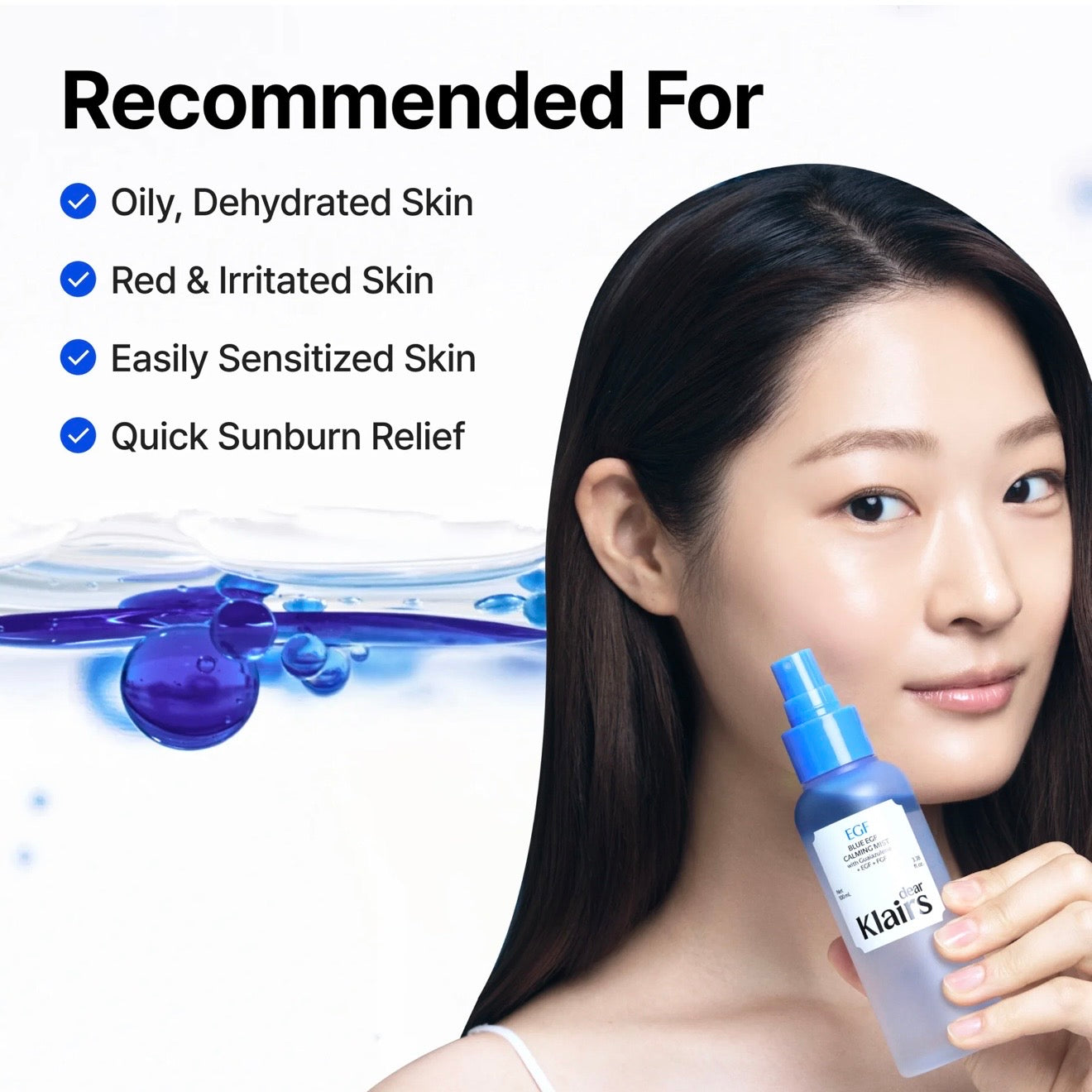 Dear, Klairs - Blue EGF Calming Mist (100ml)