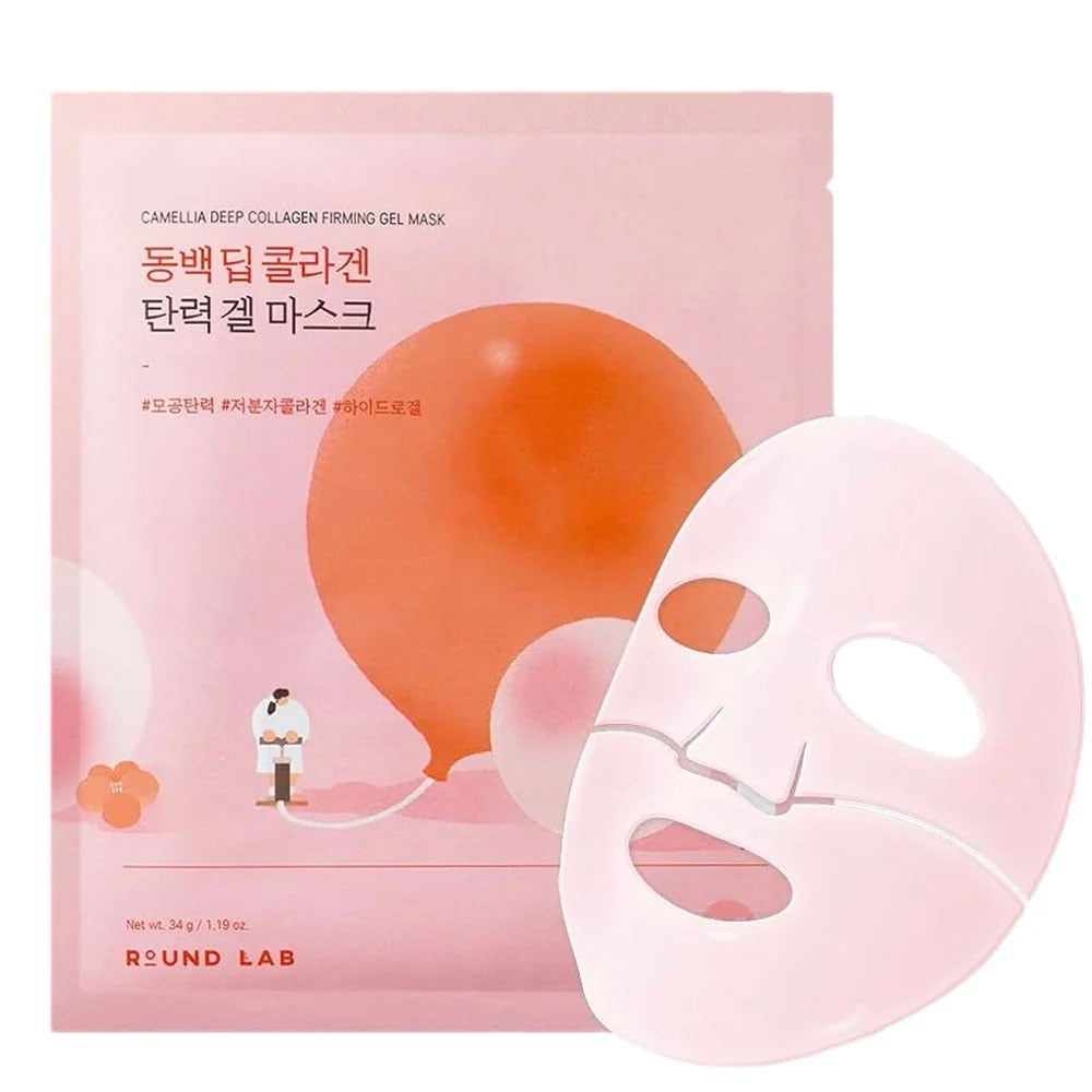 [ROUND LAB] CAMELLIA DEEP COLLAGEN FIRMING GEL MASK (1ea)