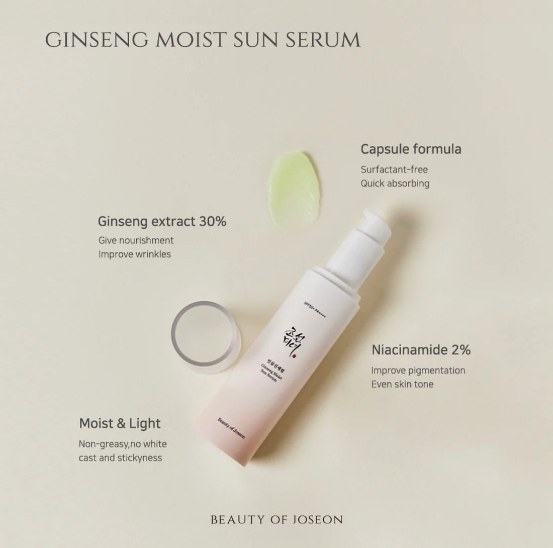 [BEAUTY OF JOSEON] GINSENG MOIST SUN SERUM (50ml)