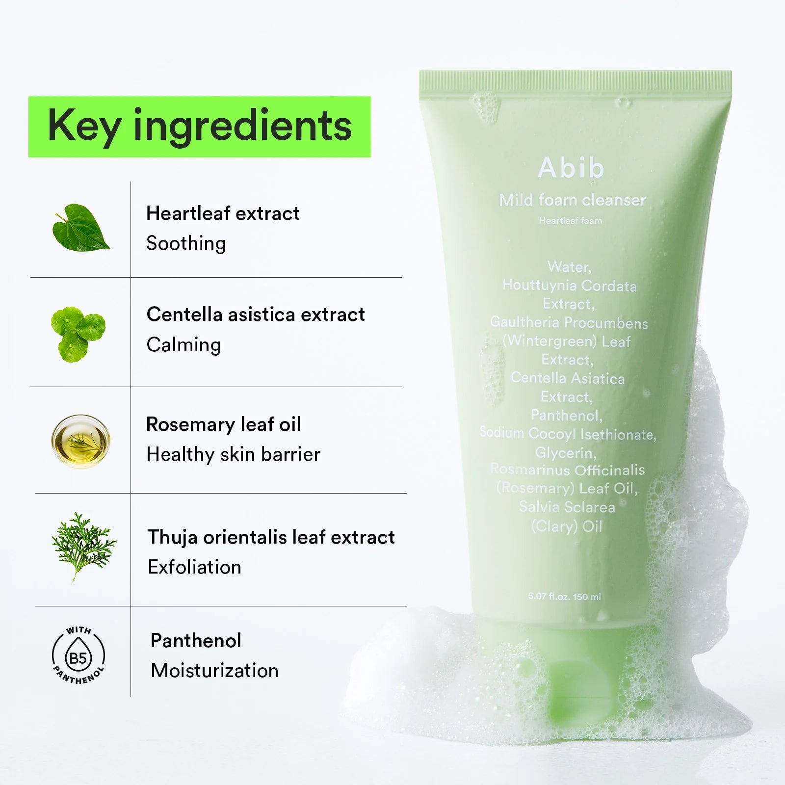 Abib - Acne Foam Cleanser Heartleaf Foam (150ml)