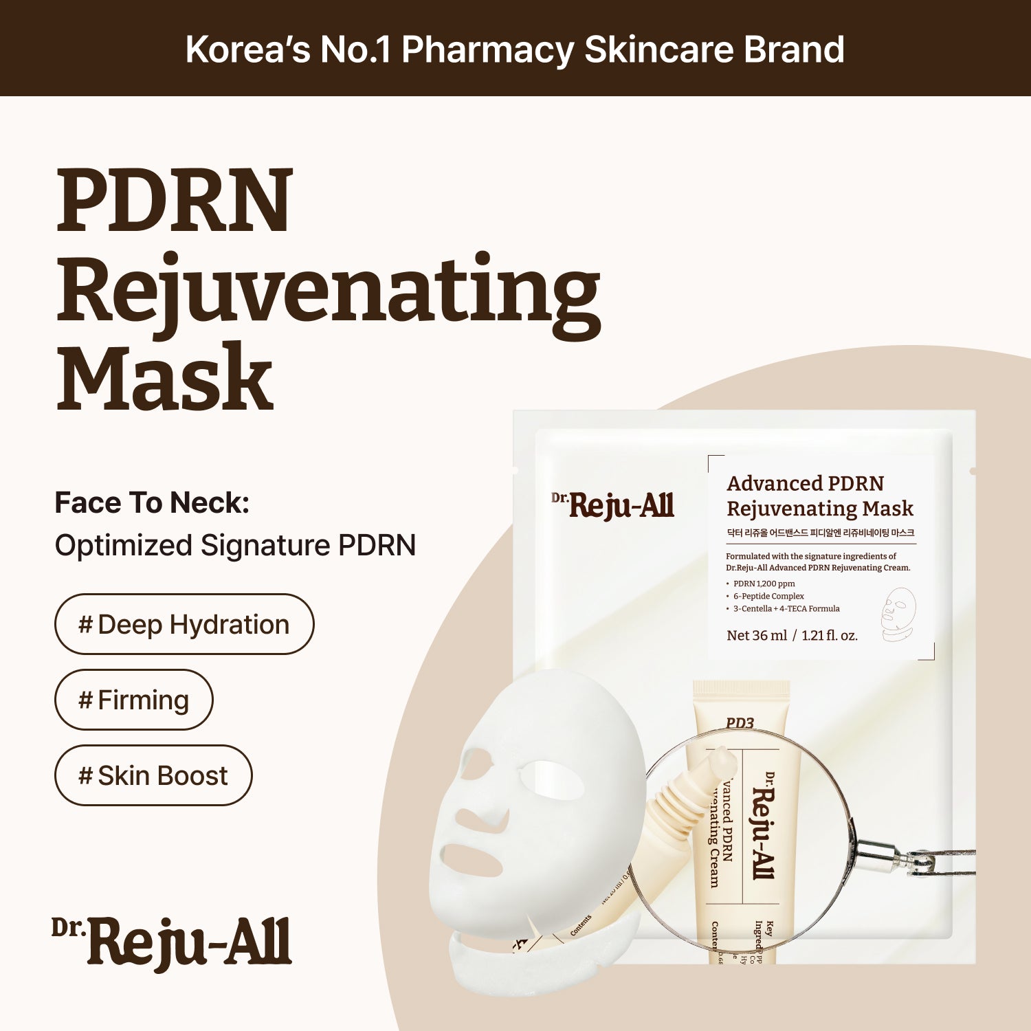 Dr. Reju-All - Advanced PDRN Rejuvenating Mask (1ea)