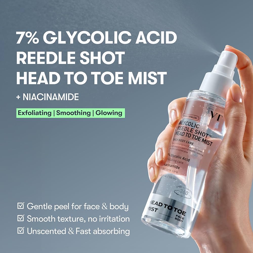 VT Cosmetics - Glycolic Reedle Shot Head To Toe Mist (120ml)