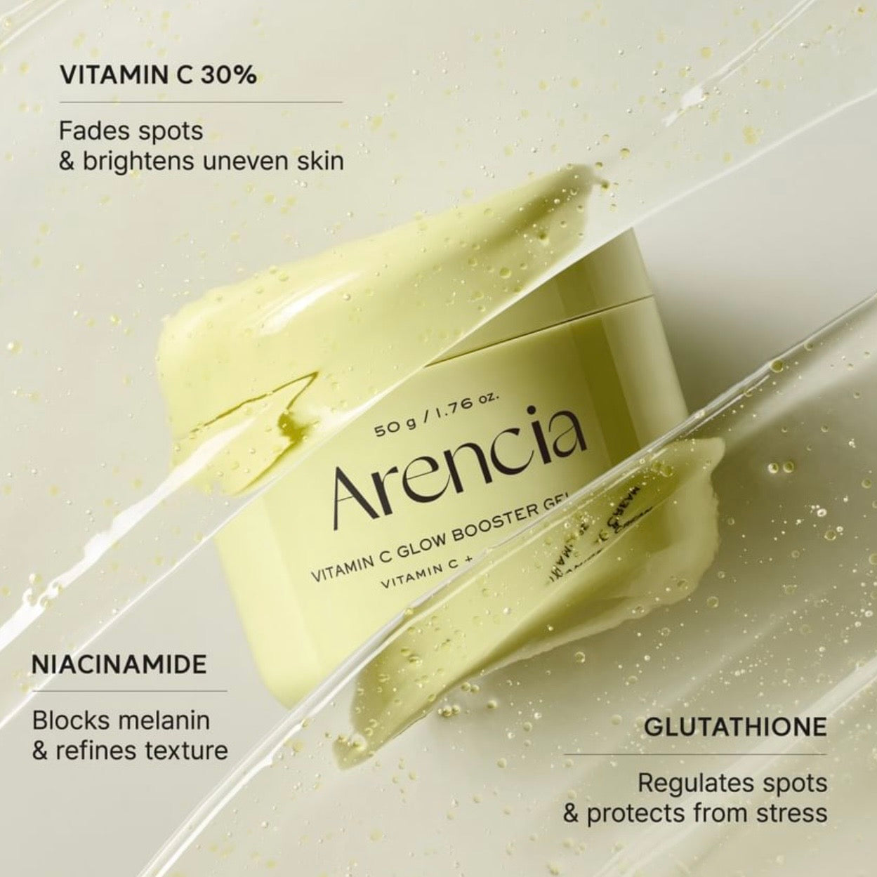 Arencia - Vitamin C Glow Booster Gel Cream (50g)