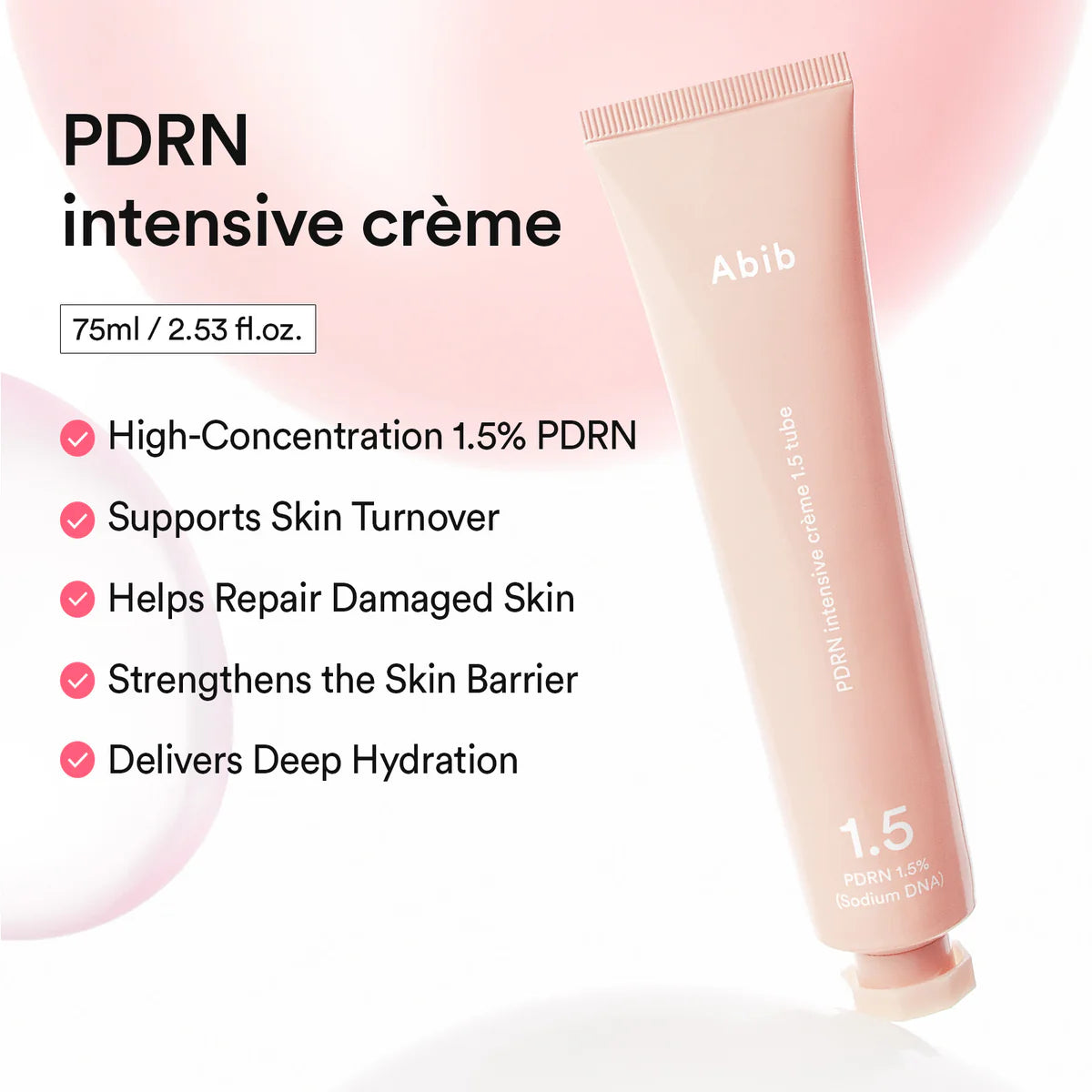 Abib - PDRN Intensive Crème 1.5 Tube (75ml)