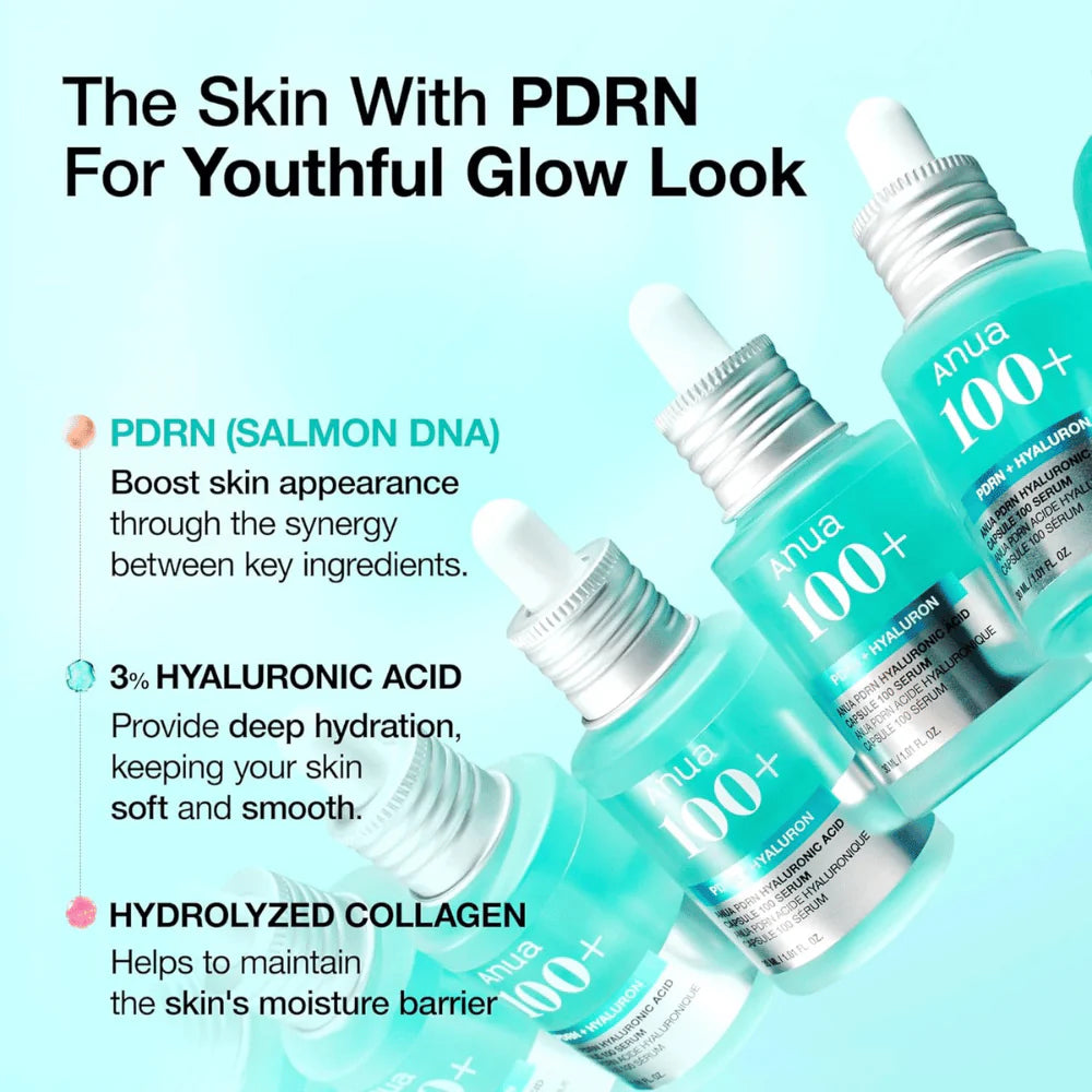[ANUA] PDRN HYALURONIC ACID CAPSULE 100 SERUM (30ml)