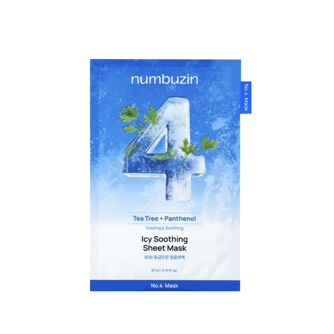 Numbuzin - No.4 Icy Soothing Sheet Mask (1ea)